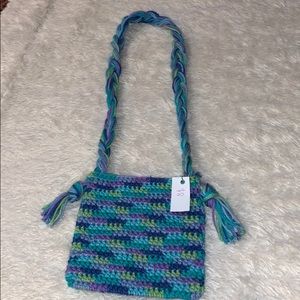 Hand crocheted purse by me